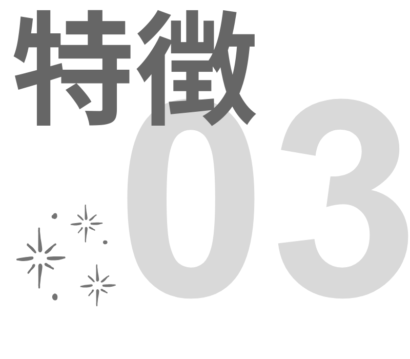 特徴03
